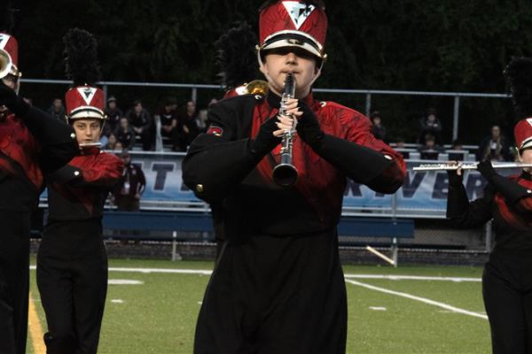 Crofton High School Marching Band Performing